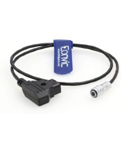 Eonvic Weipu 2 Pin Female to Dtap Power Cable for Blackmagic Pocket Cinema 4k Camera BMPCC 4K Gold Mount V Mount Battery