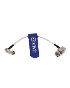 Eonvic BNC to DIN Blackmagic BNC Cable, BNC Male to Right Angle DIN1.0/2.3 RG179 Coax 75ohm Mini SDI Cable 15cm