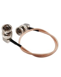 Eonvic 75 Ohm BNC Male Right Angle RG179 Coax Cable for BMCC BMPC Hyperdeck Cameras - 12"(30cm)